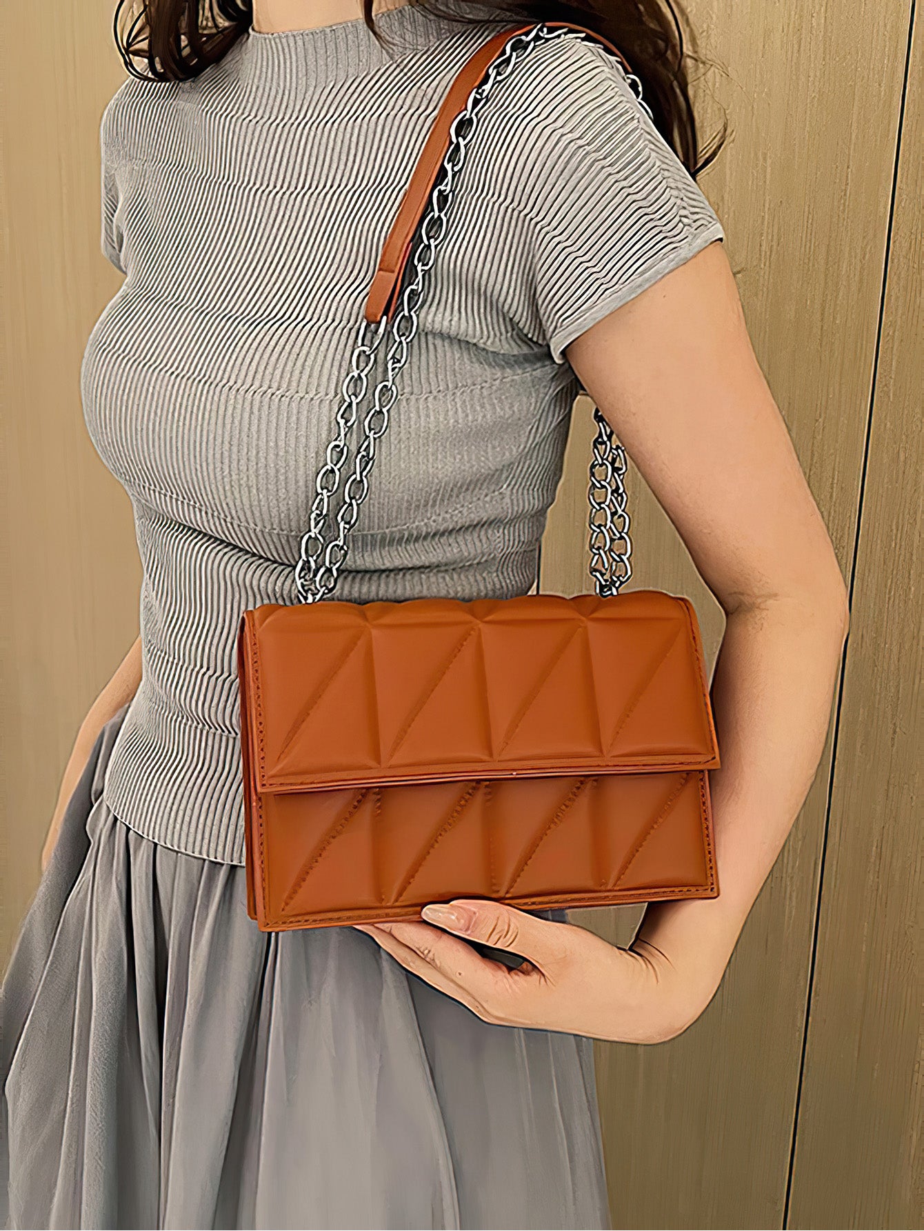 Stylish Quilted Crossbody & Shoulder Bag – Chic Minimalist Design - 5 Colors