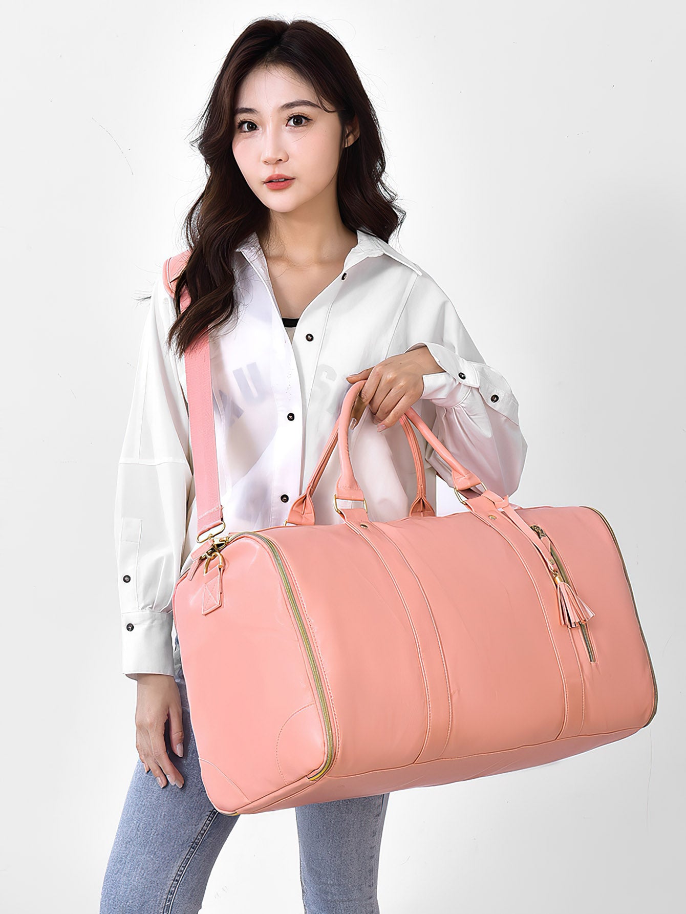 Versatile Foldable PU Travel Suitcase - Your Perfect Travel Companion - 3 Colors