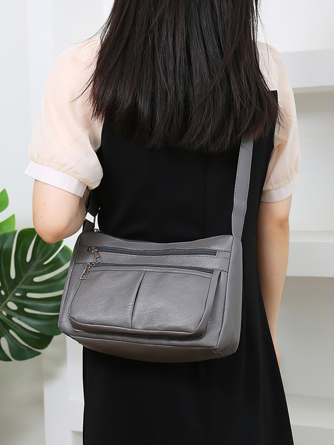 Chic Soft Leather Crossbody Bag for Women - 4 Colours