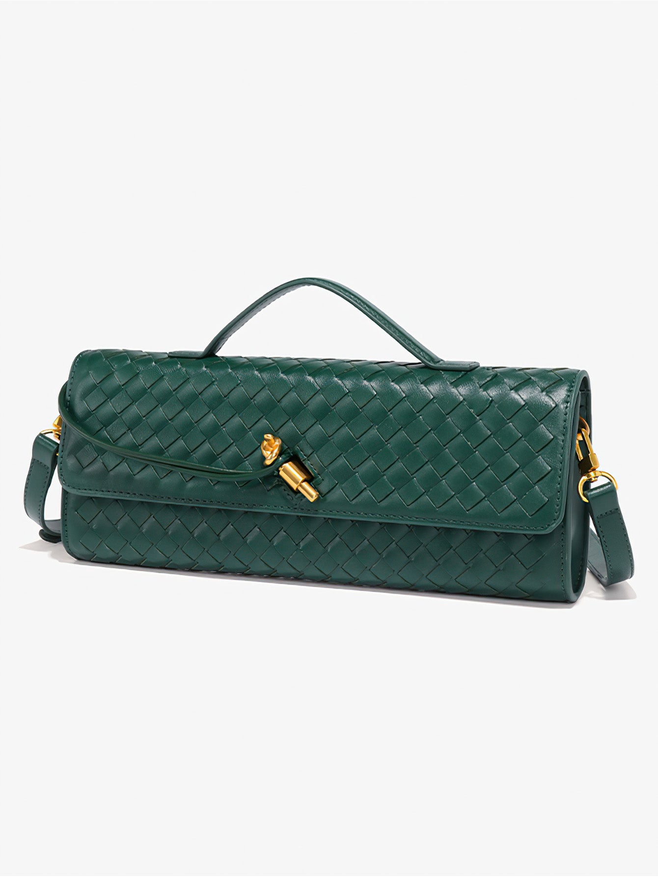 Vintage Woven Clutch Bag: Retro Accordion Crossbody for Evening & Daily Use - 16 Colours