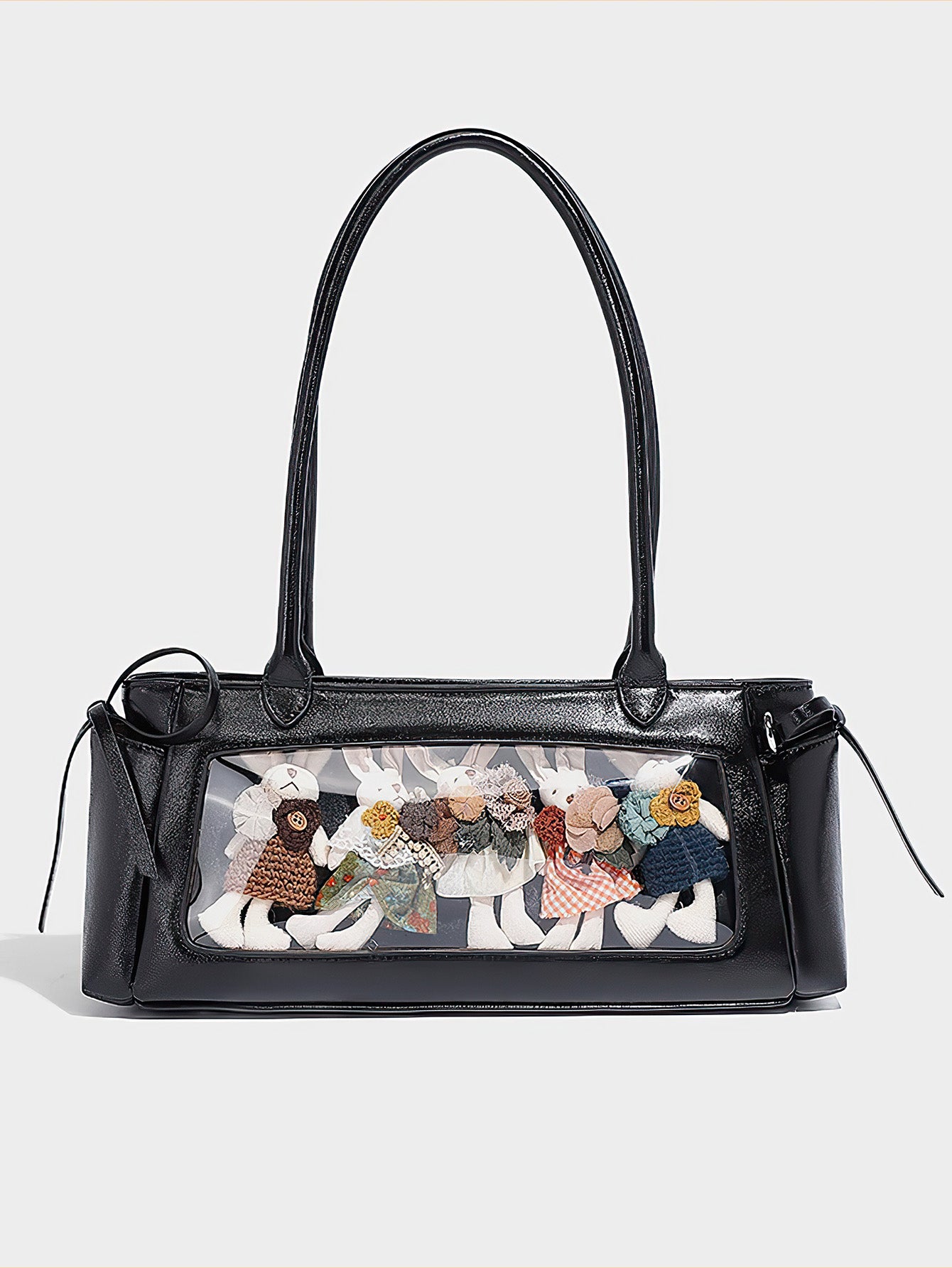 Bow-Decorated Baguette Bag - Autumn/Winter Shoulder Tote with Oversized Capacity - 3 Colour