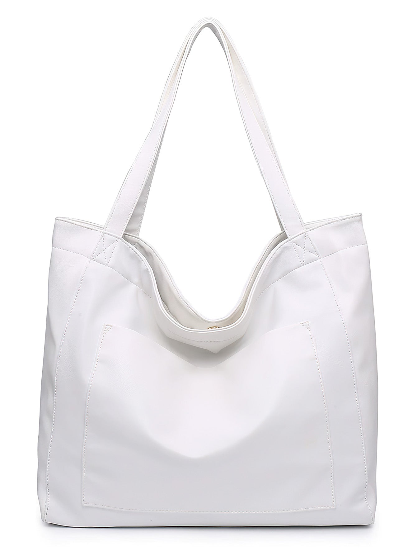 Vintage Style PU Leather Tote Bag - 7 Colours