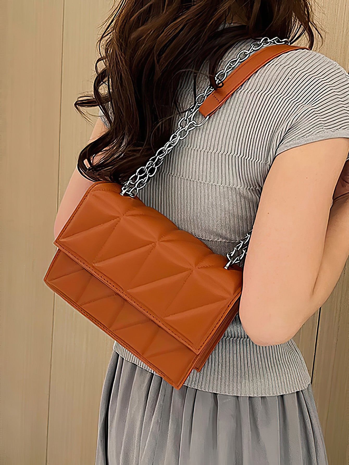 Stylish Quilted Crossbody & Shoulder Bag – Chic Minimalist Design - 5 Colors