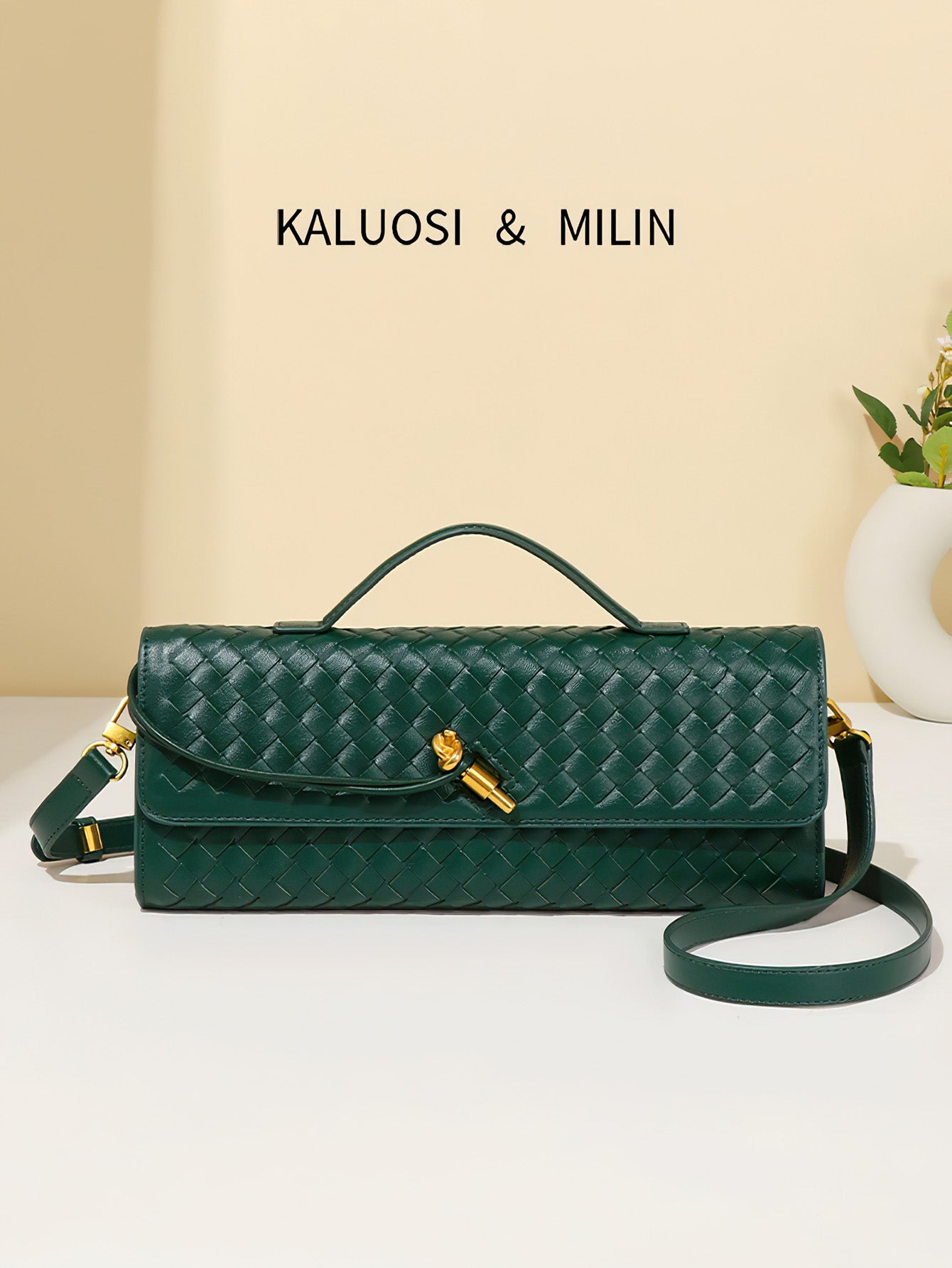 Vintage Woven Clutch Bag: Retro Accordion Crossbody for Evening & Daily Use - 16 Colours