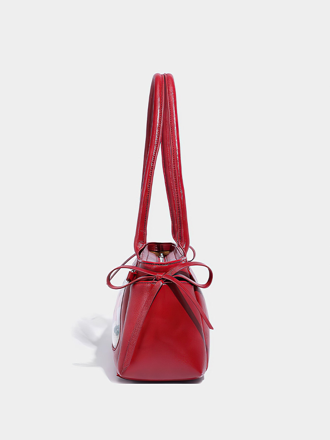 Bow-Decorated Baguette Bag - Autumn/Winter Shoulder Tote with Oversized Capacity - 3 Colour