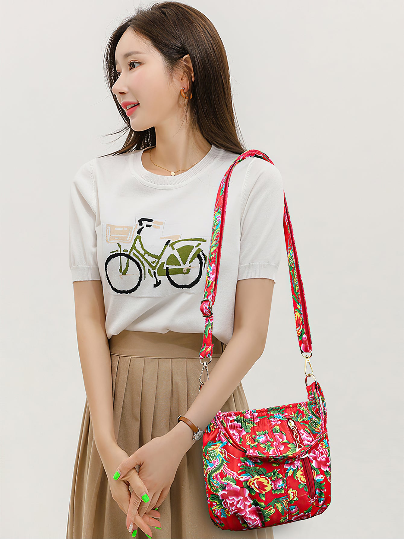 Stylish Vintage Crossbody Bag for Trendy Outings - 4 Colors