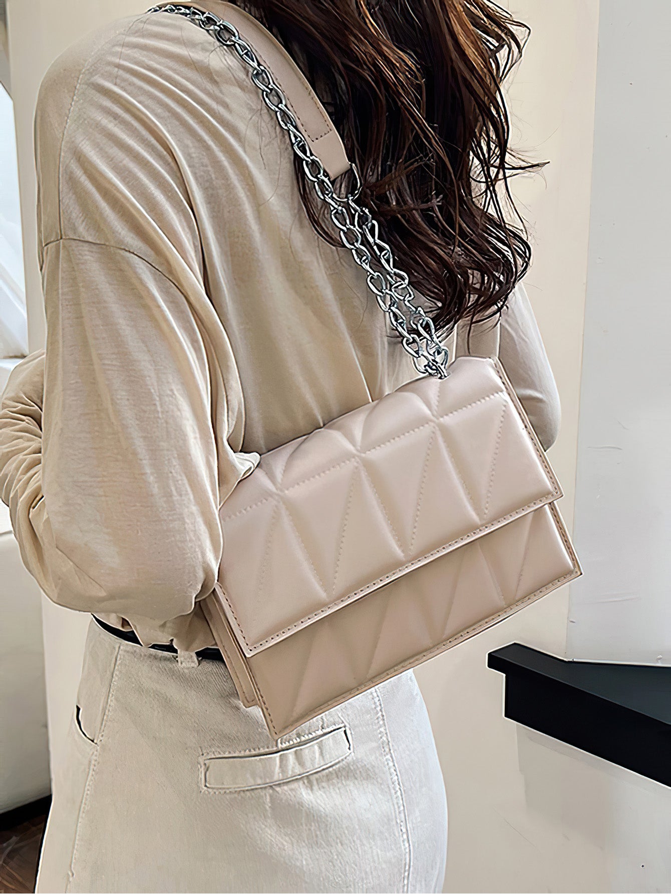 Stylish Quilted Crossbody & Shoulder Bag – Chic Minimalist Design - 5 Colors