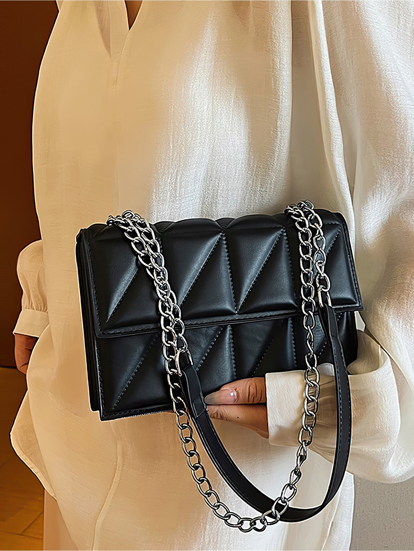 Stylish Quilted Crossbody & Shoulder Bag – Chic Minimalist Design - 5 Colors