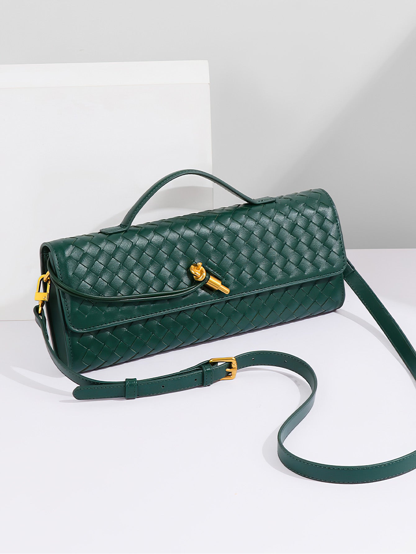 Vintage Woven Clutch Bag: Retro Accordion Crossbody for Evening & Daily Use - 16 Colours
