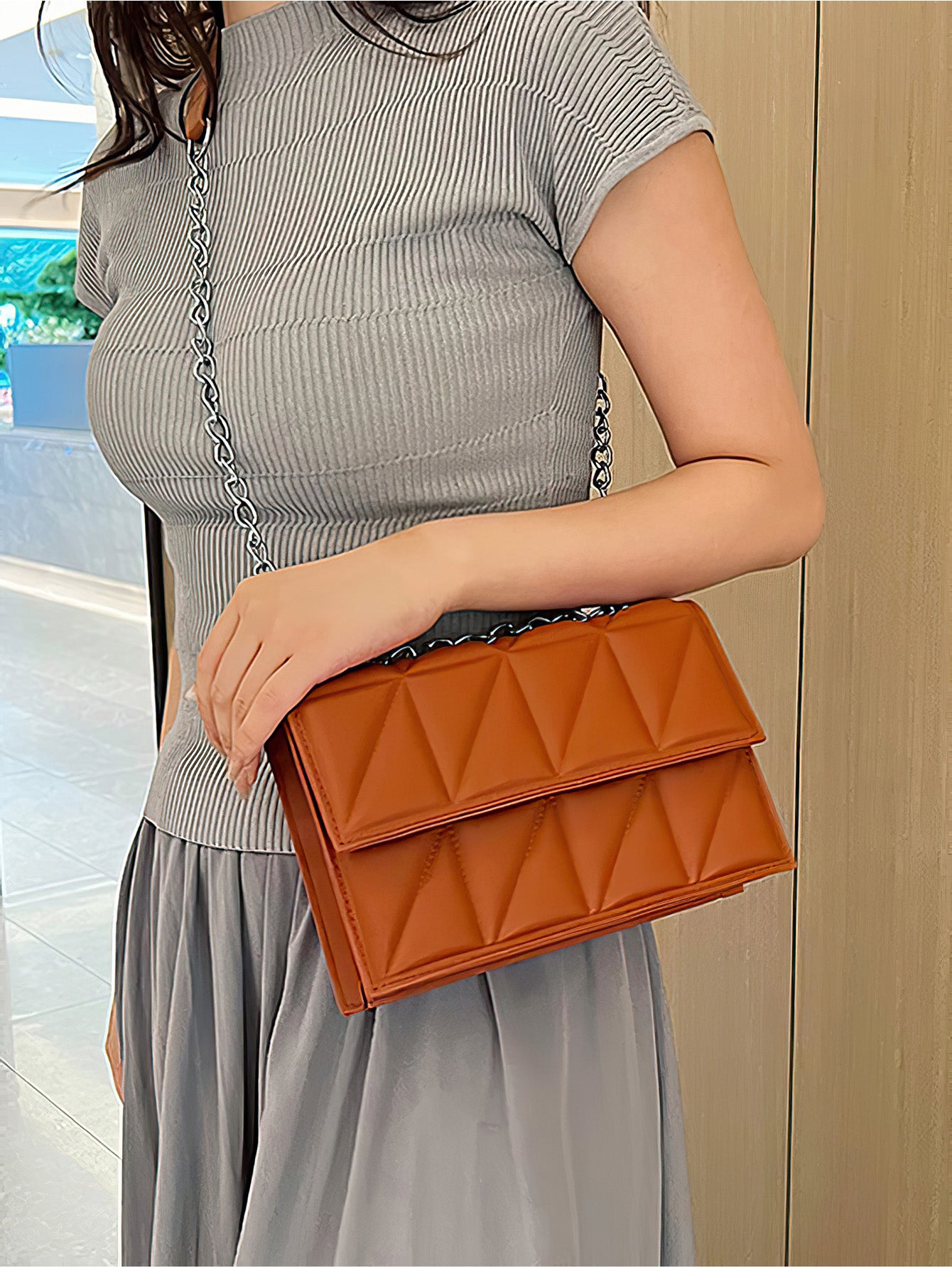 Stylish Quilted Crossbody & Shoulder Bag – Chic Minimalist Design - 5 Colors