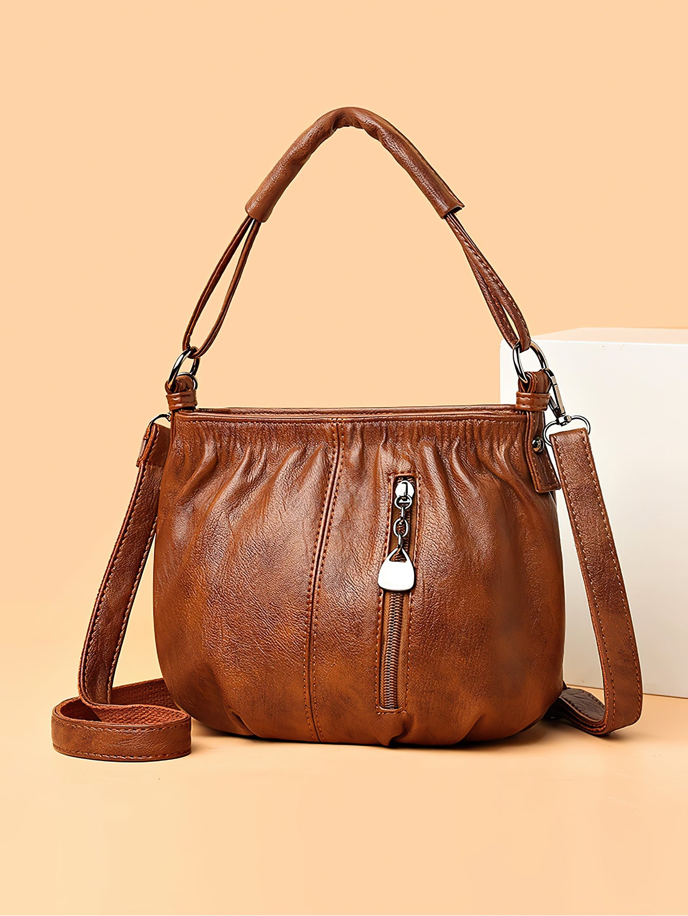Stylish Vintage Crossbody Bag for Trendy Outings - 4 Colors