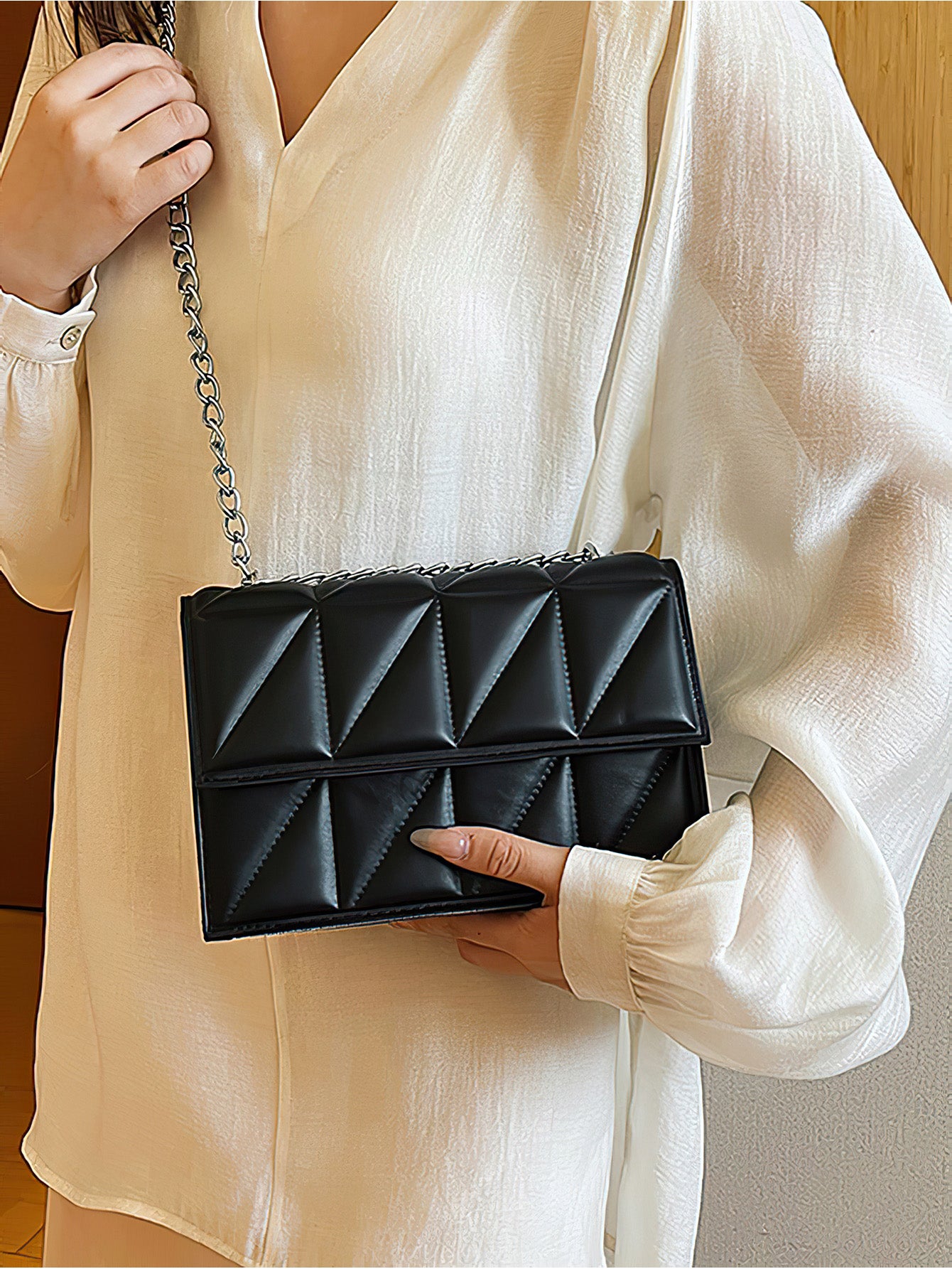 Stylish Quilted Crossbody & Shoulder Bag – Chic Minimalist Design - 5 Colors