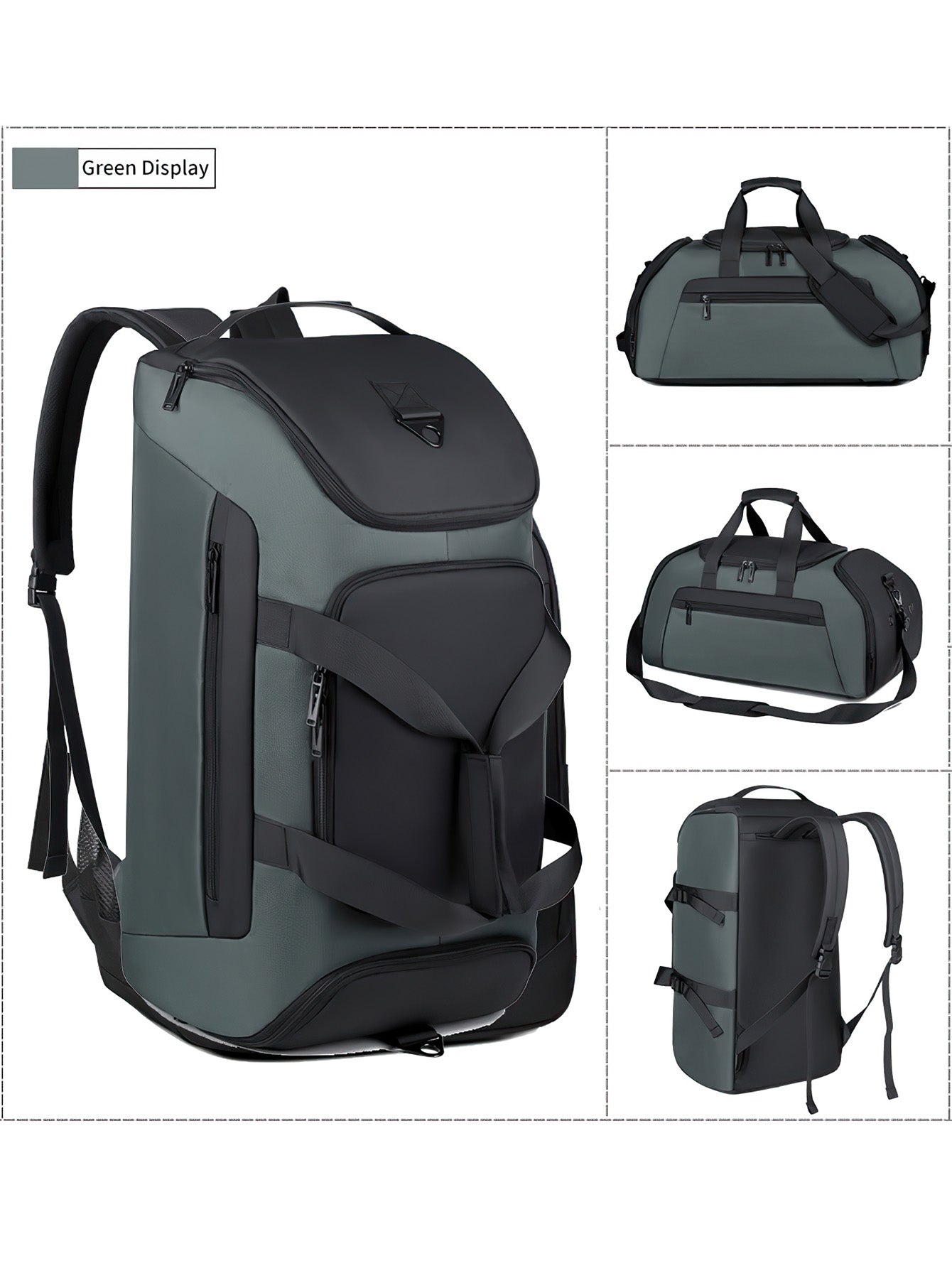 Multifunctional Sports & Travel Backpack with Independent Shoe Compartment - 2 Colors