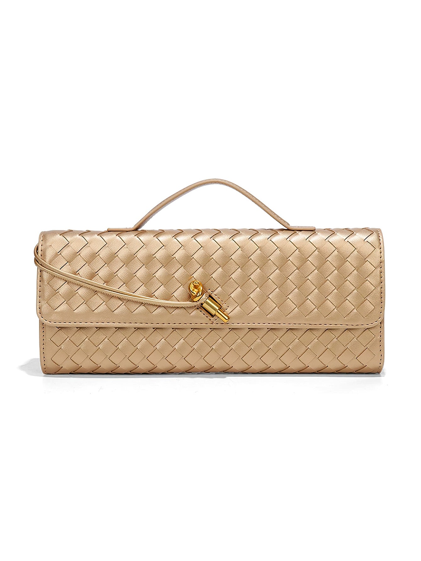 Vintage Woven Clutch Bag: Retro Accordion Crossbody for Evening & Daily Use - 16 Colours