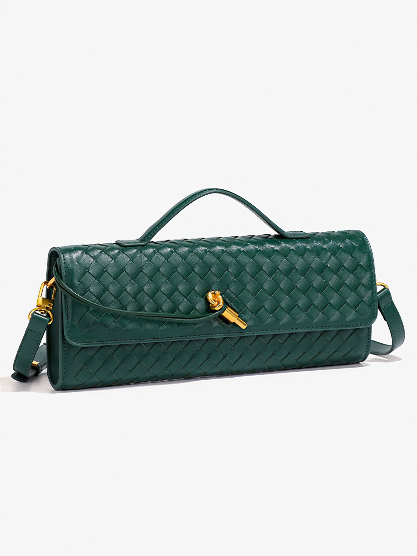 Vintage Woven Clutch Bag: Retro Accordion Crossbody for Evening & Daily Use - 16 Colours