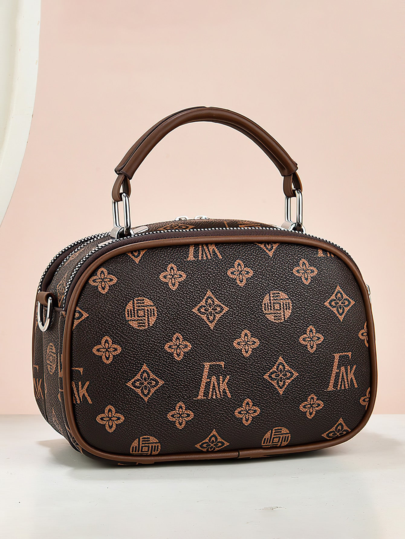 Versatile Shoulder Bag for Women: Retro Crossbody with Wide Strap & Bear Charm - 9 Colours