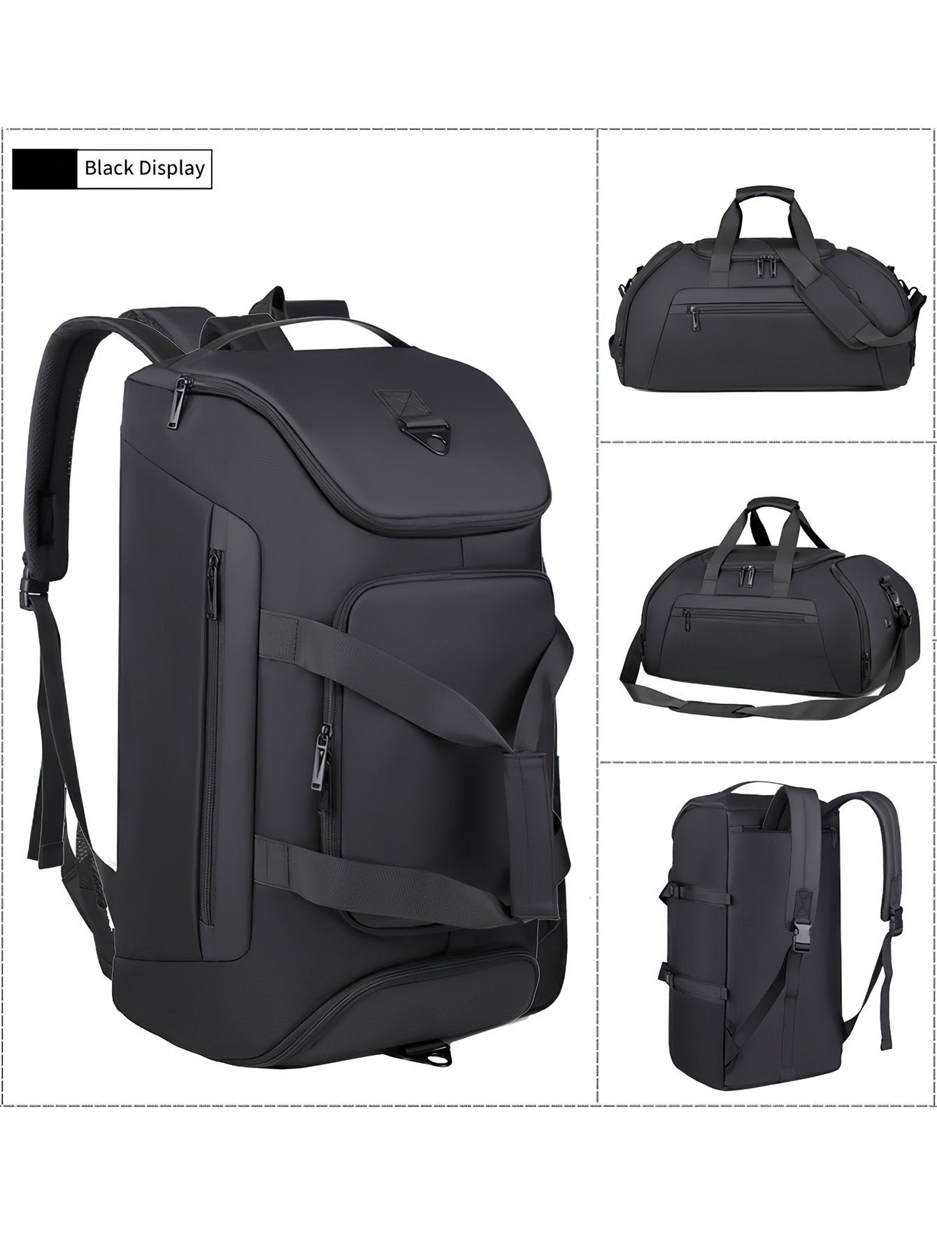 Multifunctional Sports & Travel Backpack with Independent Shoe Compartment - 2 Colors
