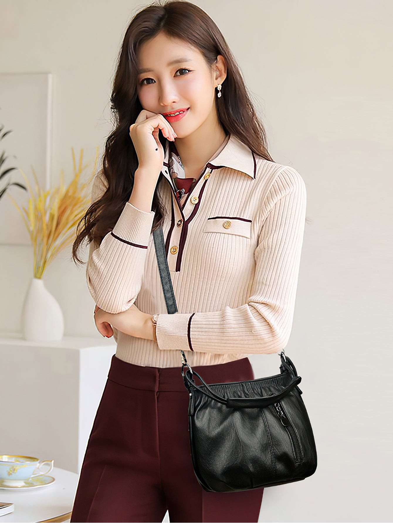Stylish Vintage Crossbody Bag for Trendy Outings - 4 Colors