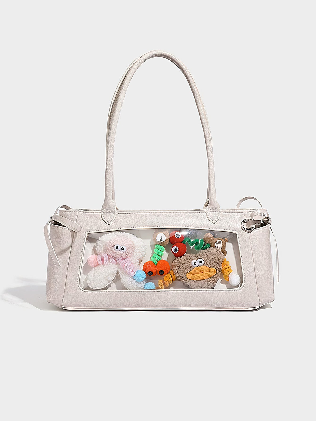 Bow-Decorated Baguette Bag - Autumn/Winter Shoulder Tote with Oversized Capacity - 3 Colour