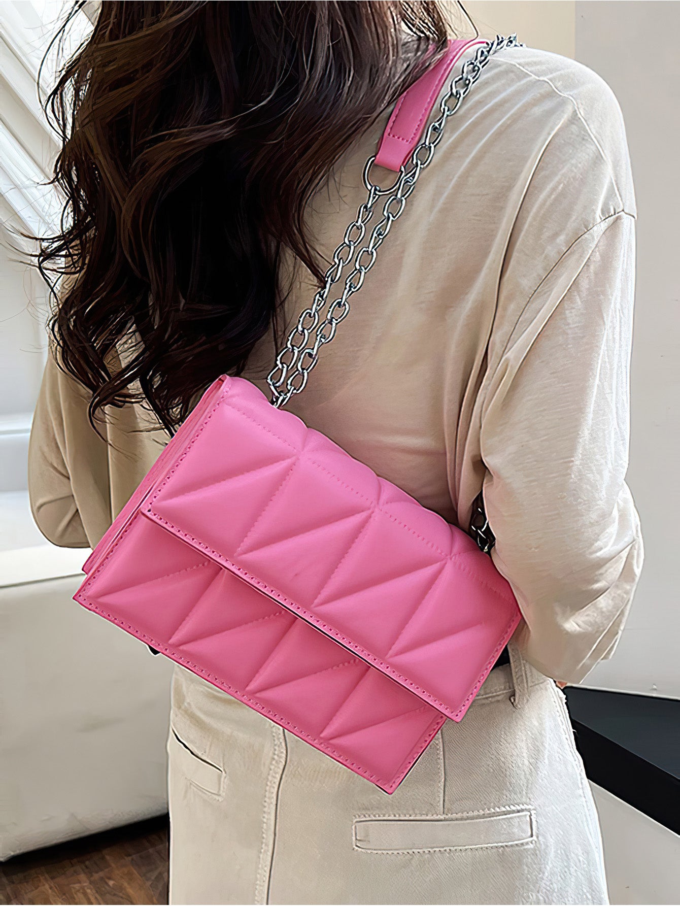 Stylish Quilted Crossbody & Shoulder Bag – Chic Minimalist Design - 5 Colors
