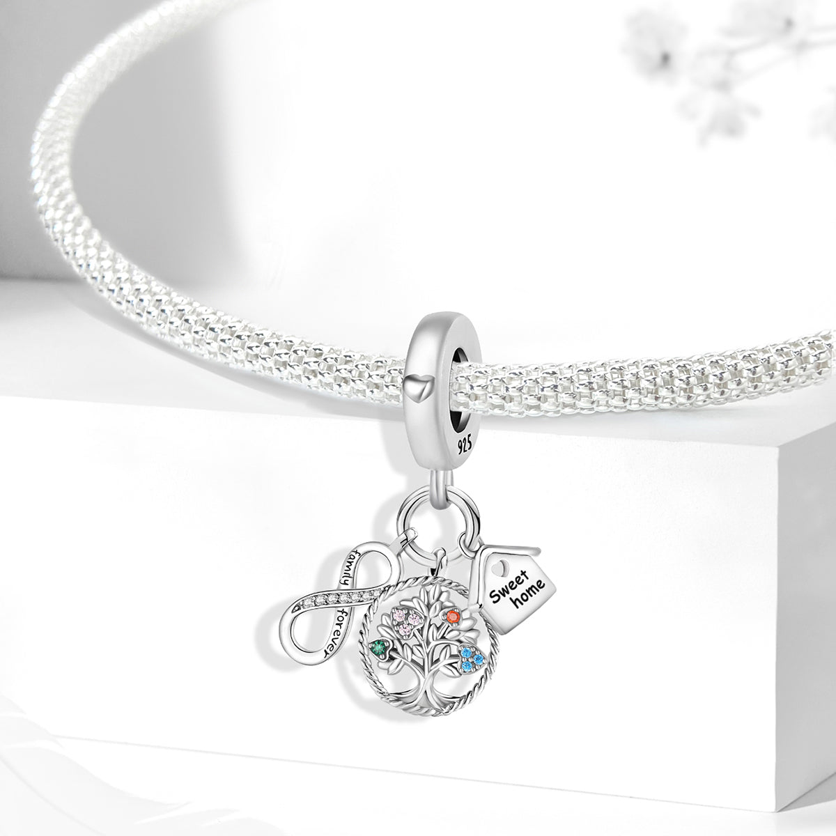 925 Sterling silver charm bead