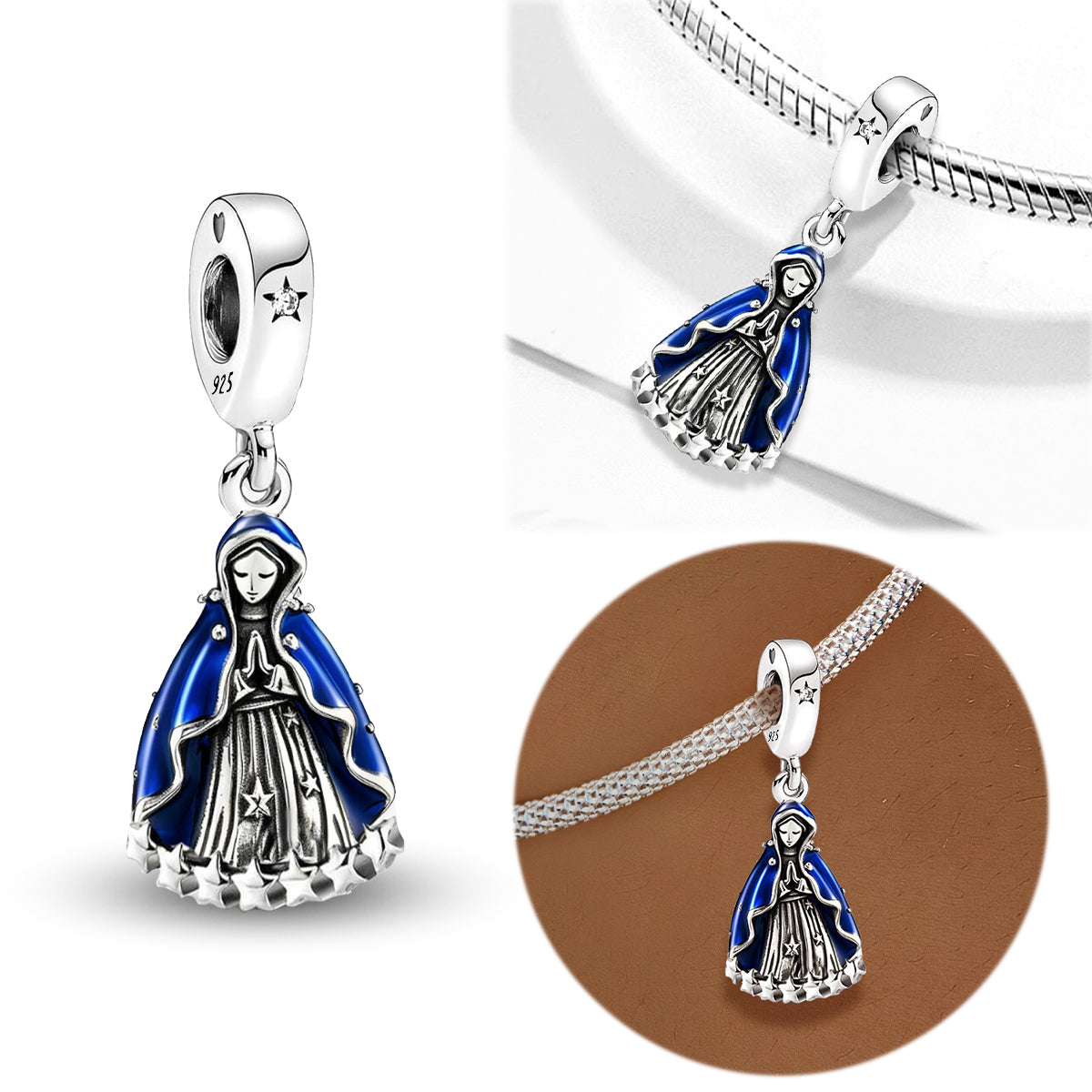 925 Sterling silver charm bead