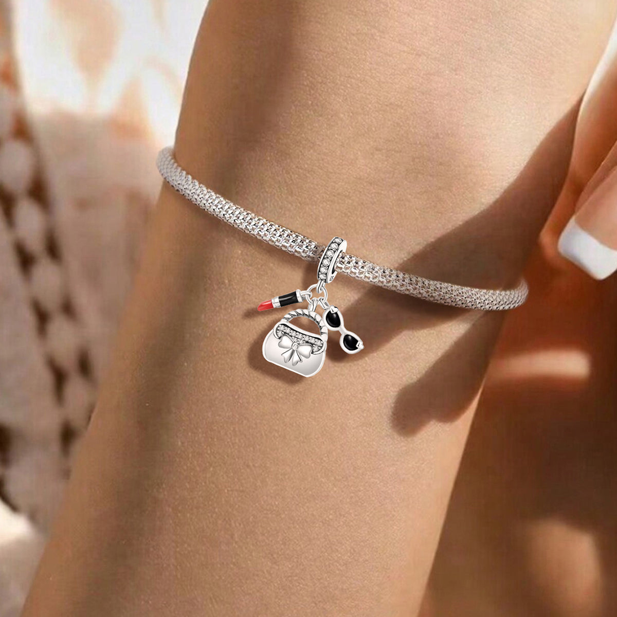 925 Sterling silver charm bead