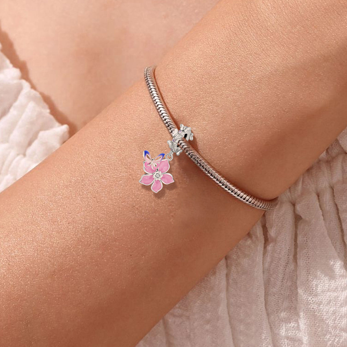 925 Sterling silver charm bead