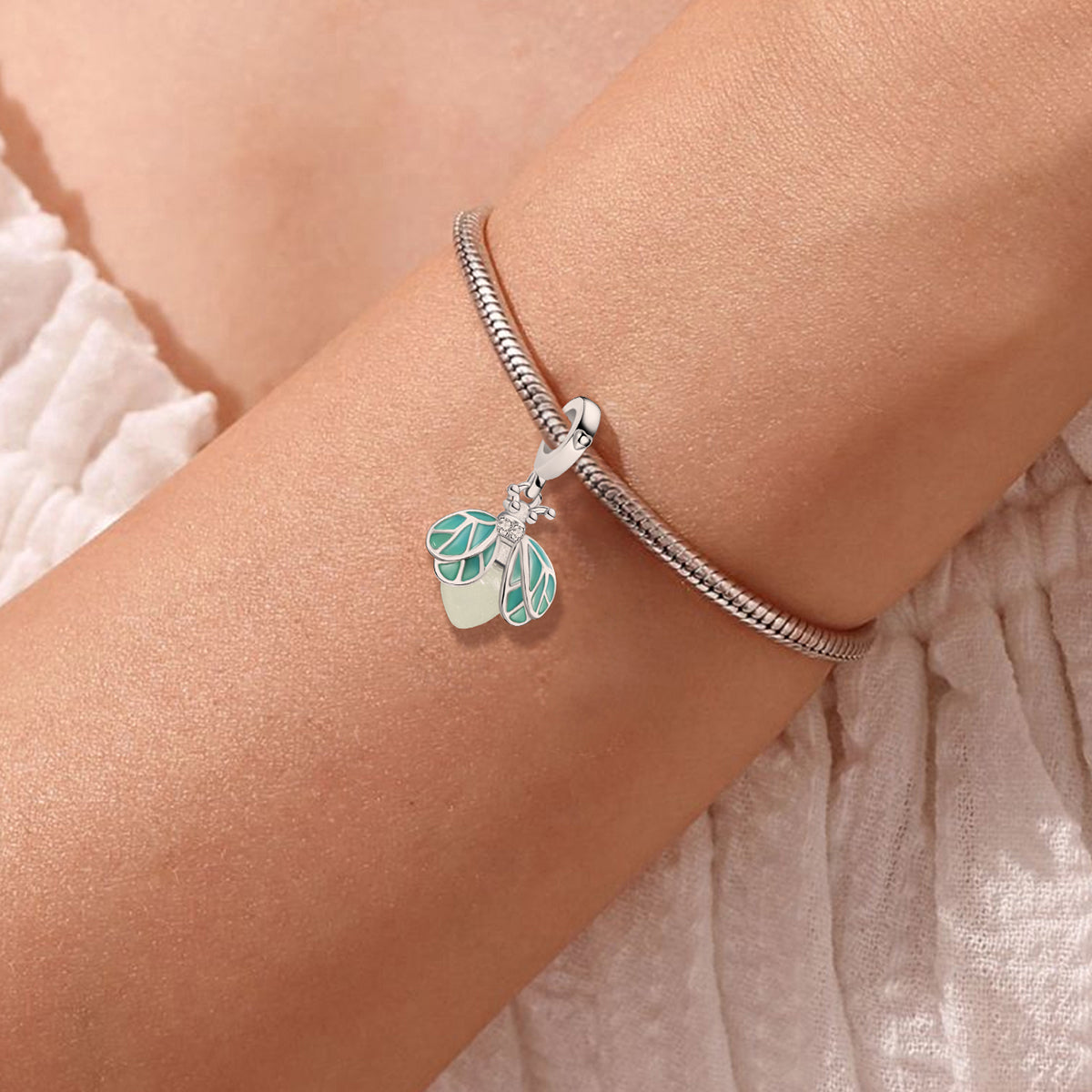 925 Sterling silver charm bead