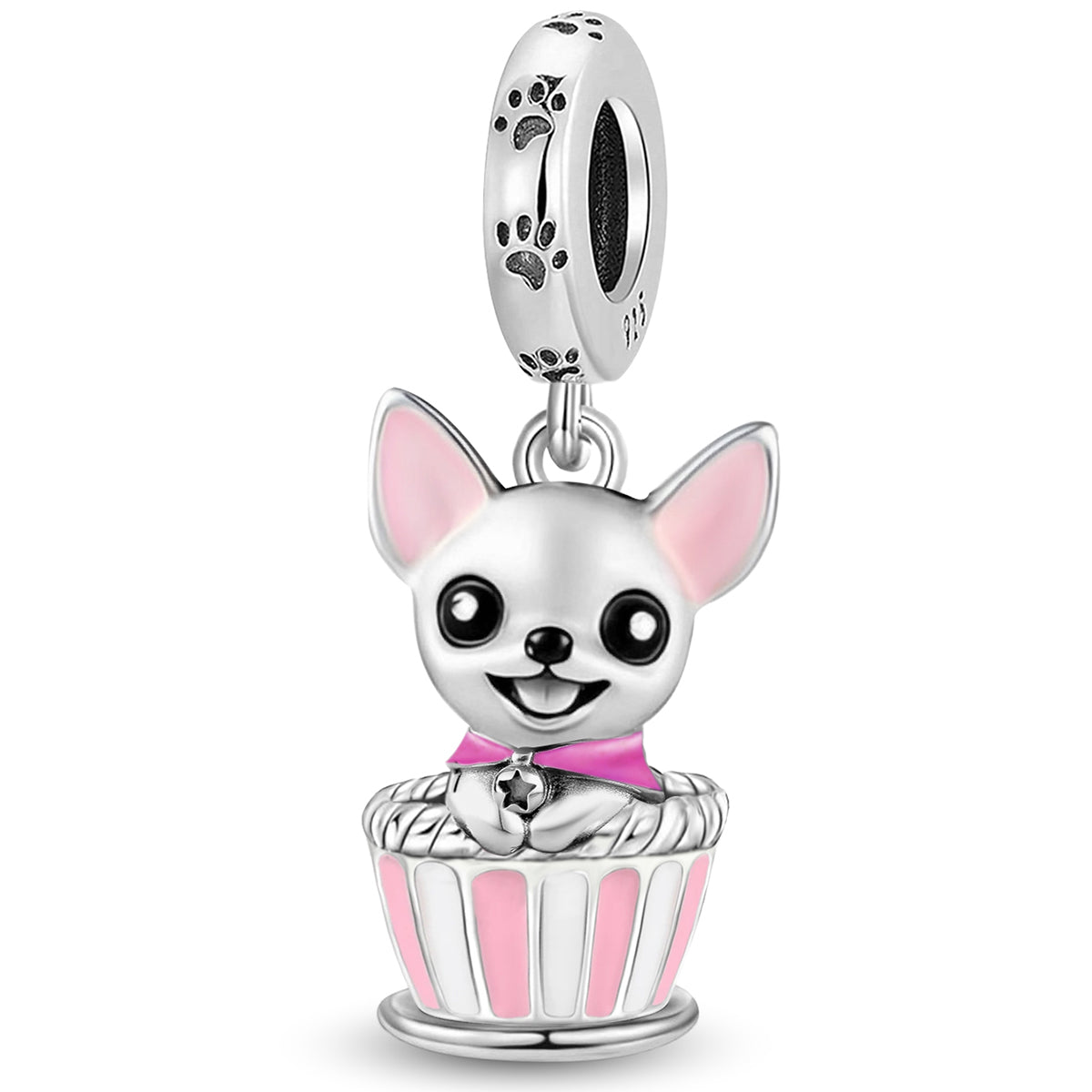 925 Sterling silver charm bead