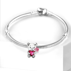 925 Sterling silver charm bead