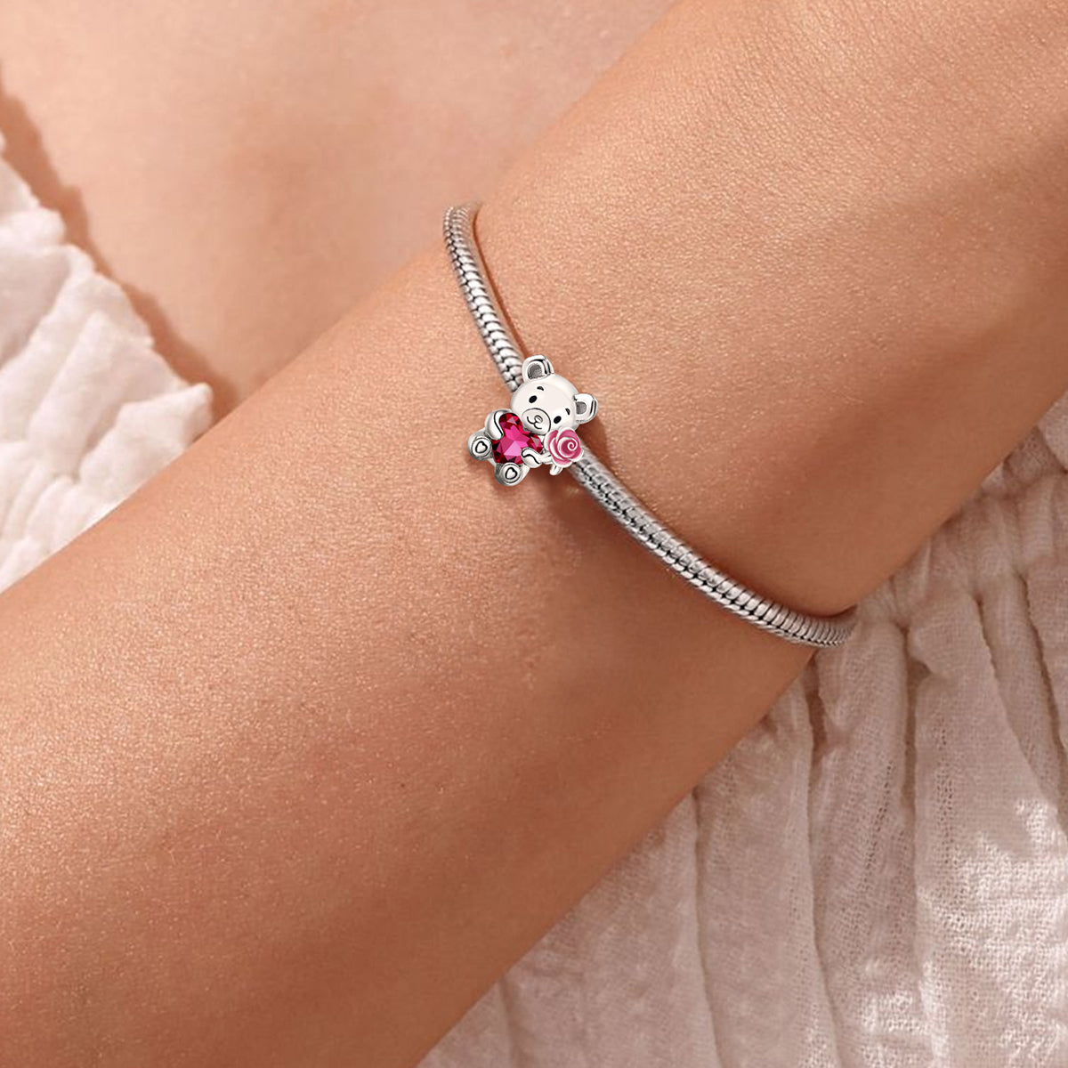 925 Sterling silver charm bead