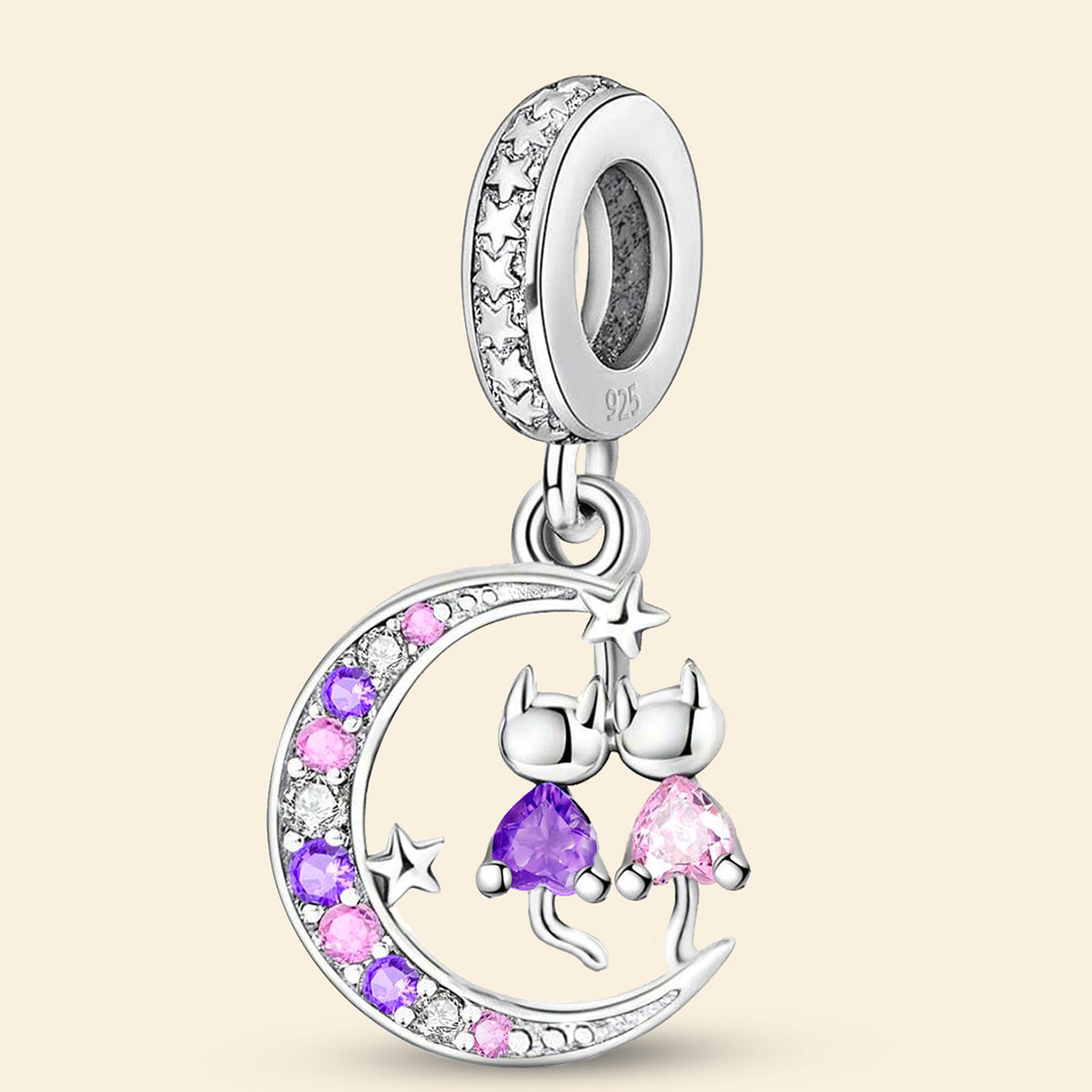 925 Sterling silver charm bead