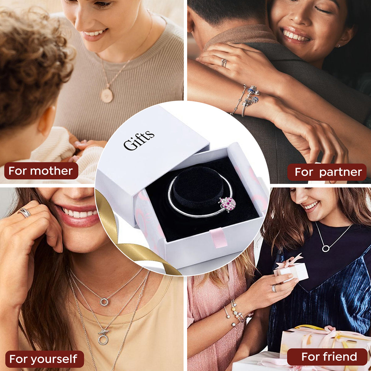 925 Sterling silver  charm bead