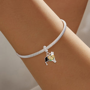 925 Sterling silver sunflower charm bead