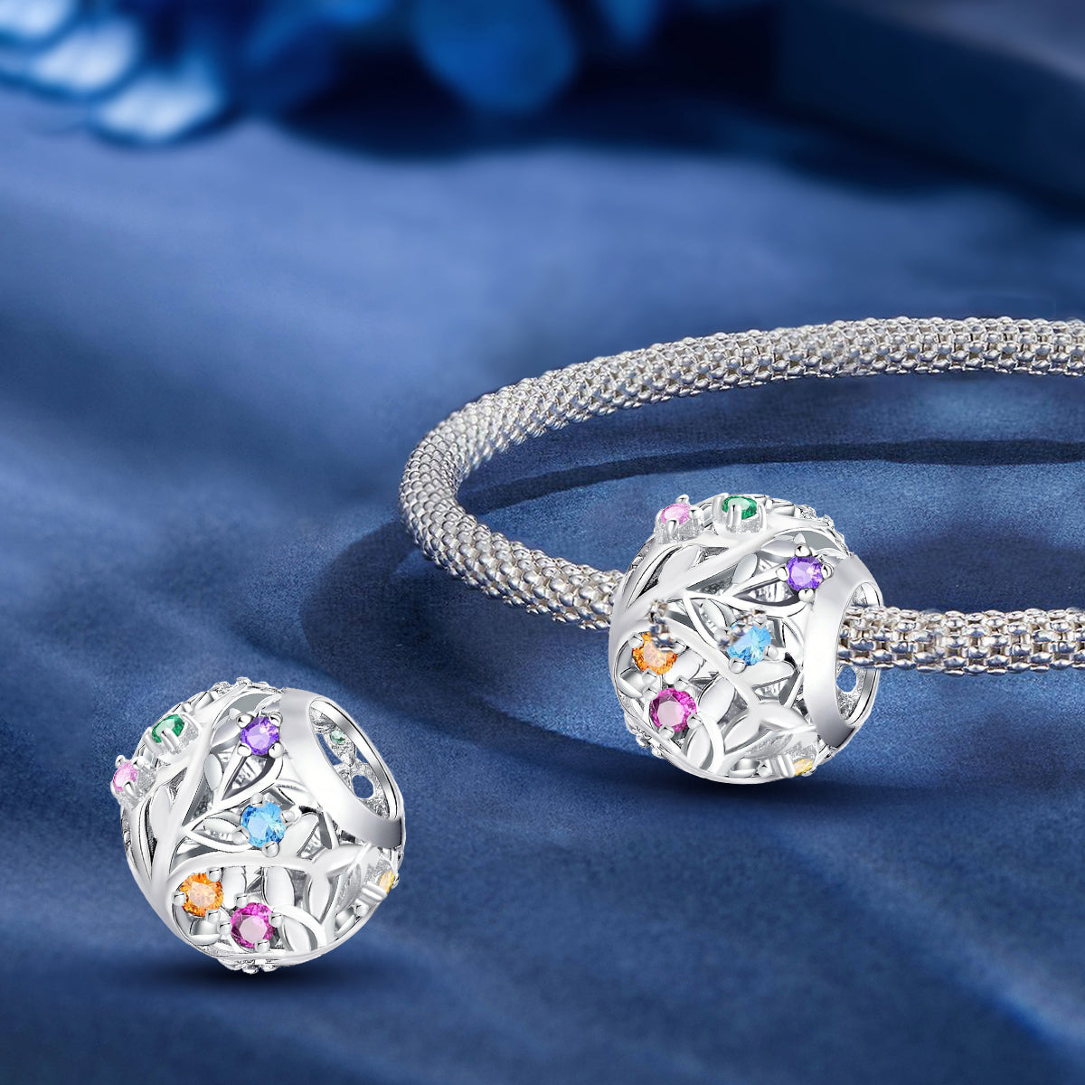 925 Sterling silver charm bead