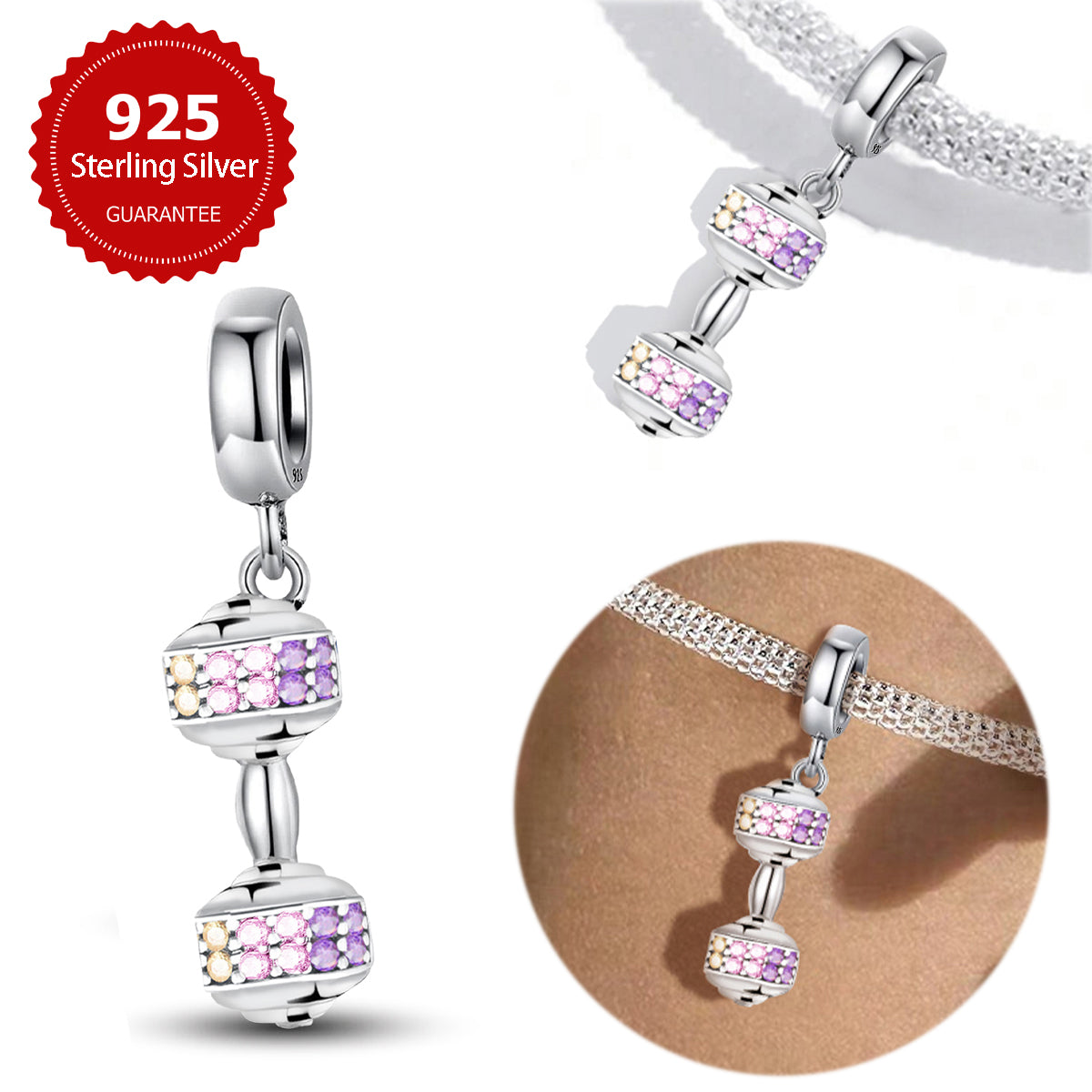 925 Sterling silver round bead