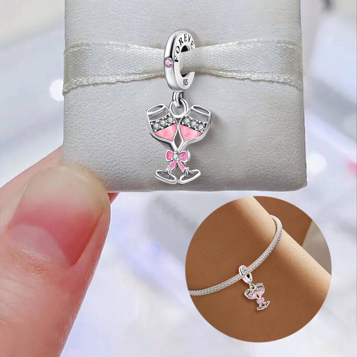 925 Sterling silver bead