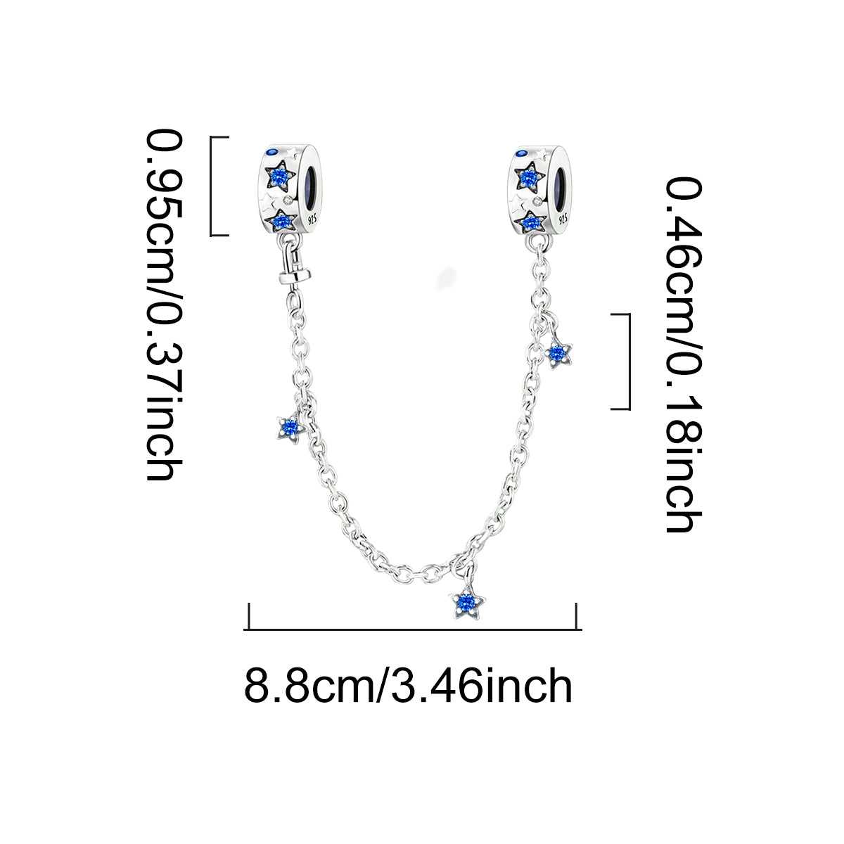 925 Sterling silver barcelet