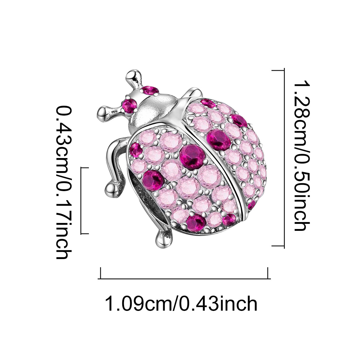 925 Sterling silver  charm bead