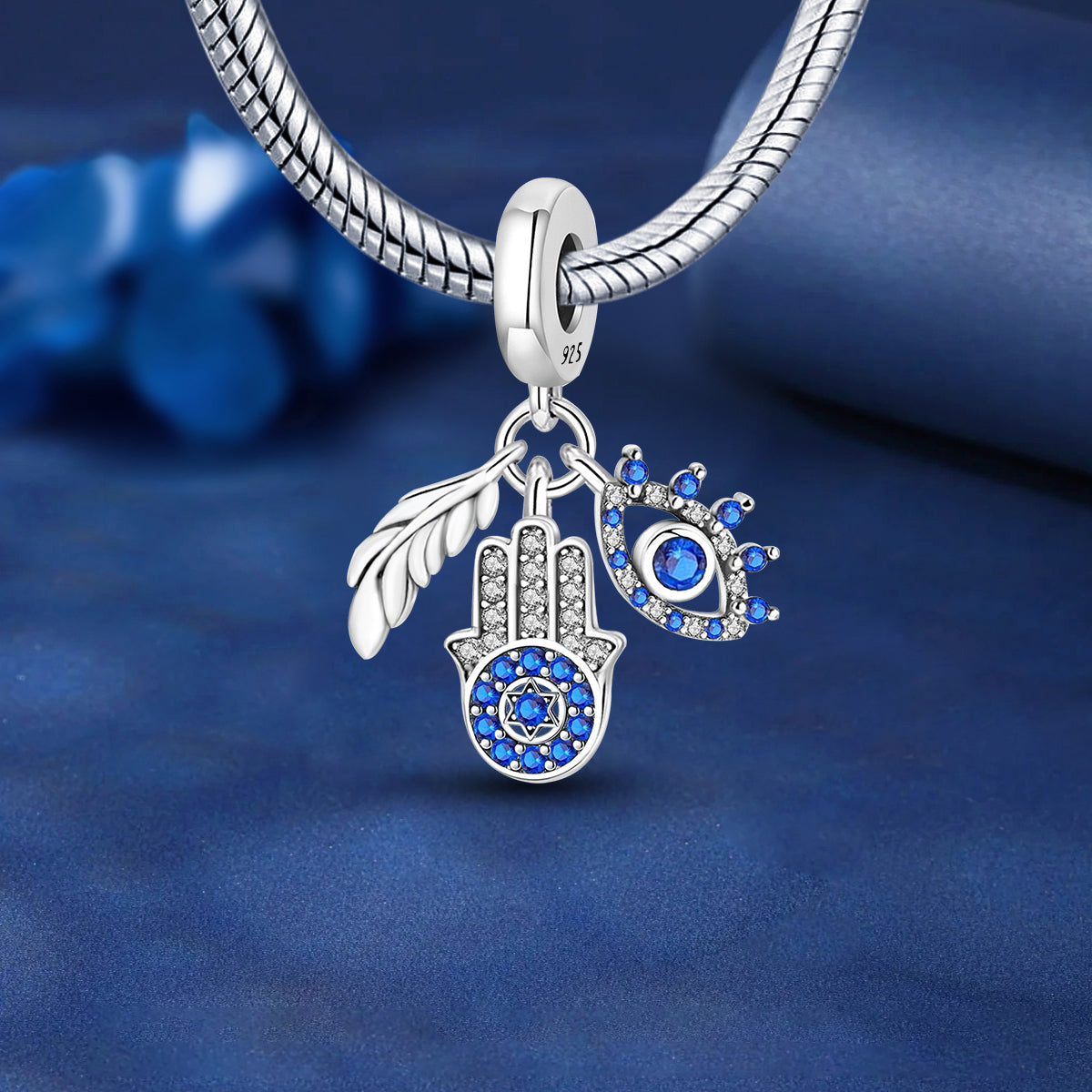 925 Sterling silver charm bead