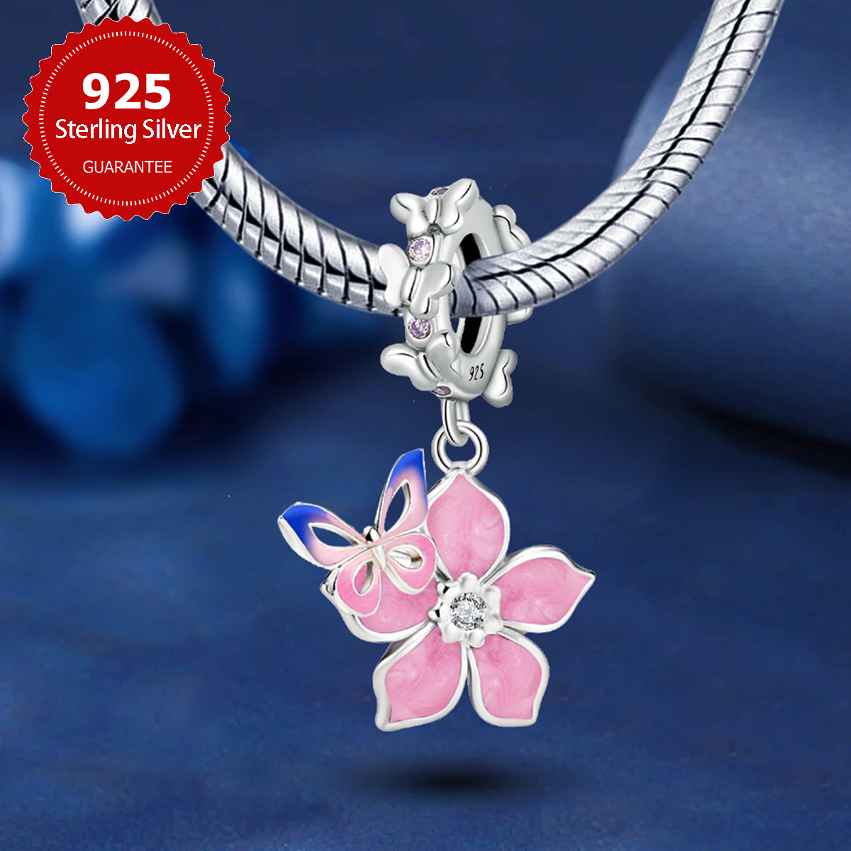 925 Sterling silver charm bead