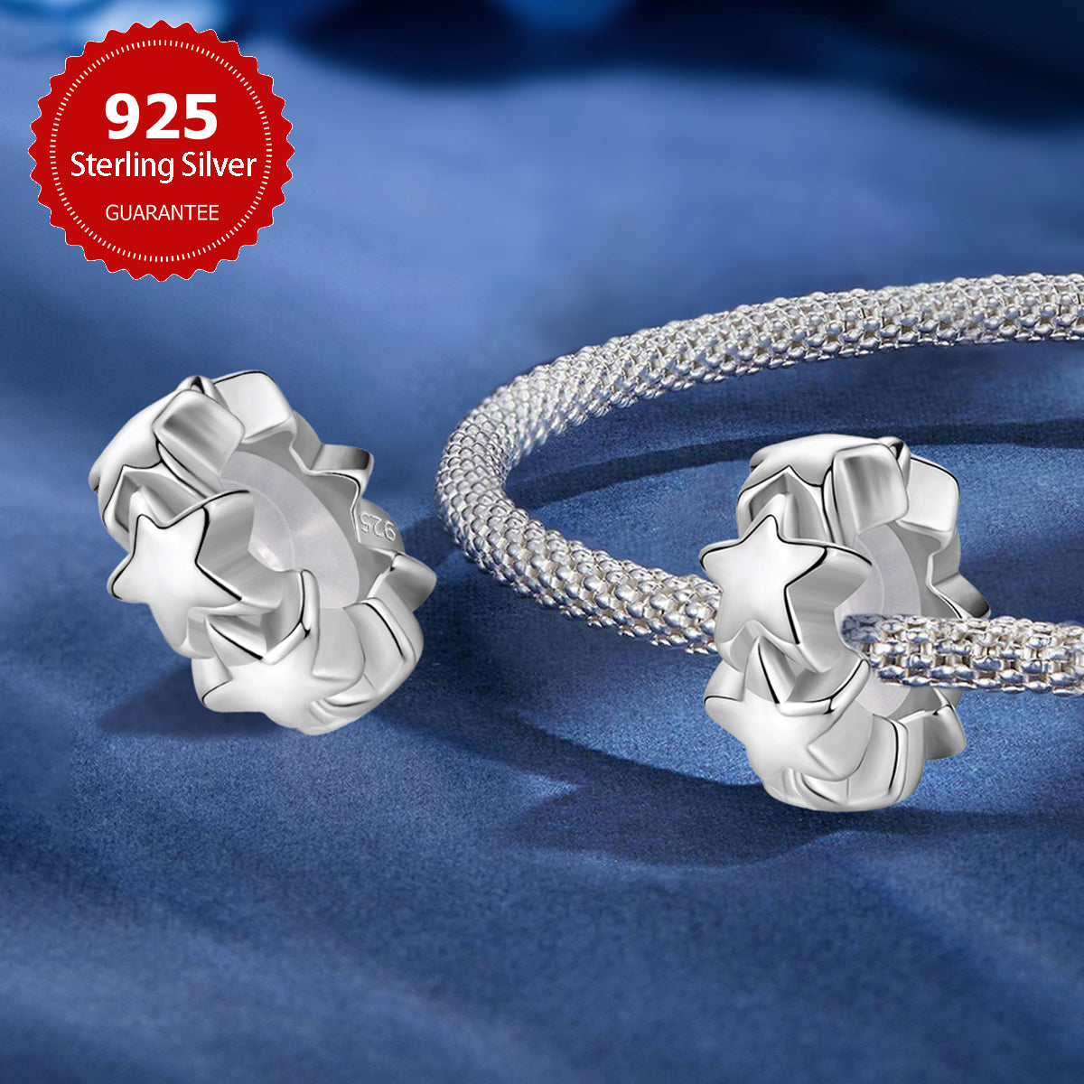 925 Sterling silver bead