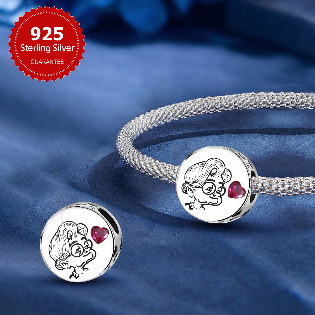 925 Sterling silver charm bead