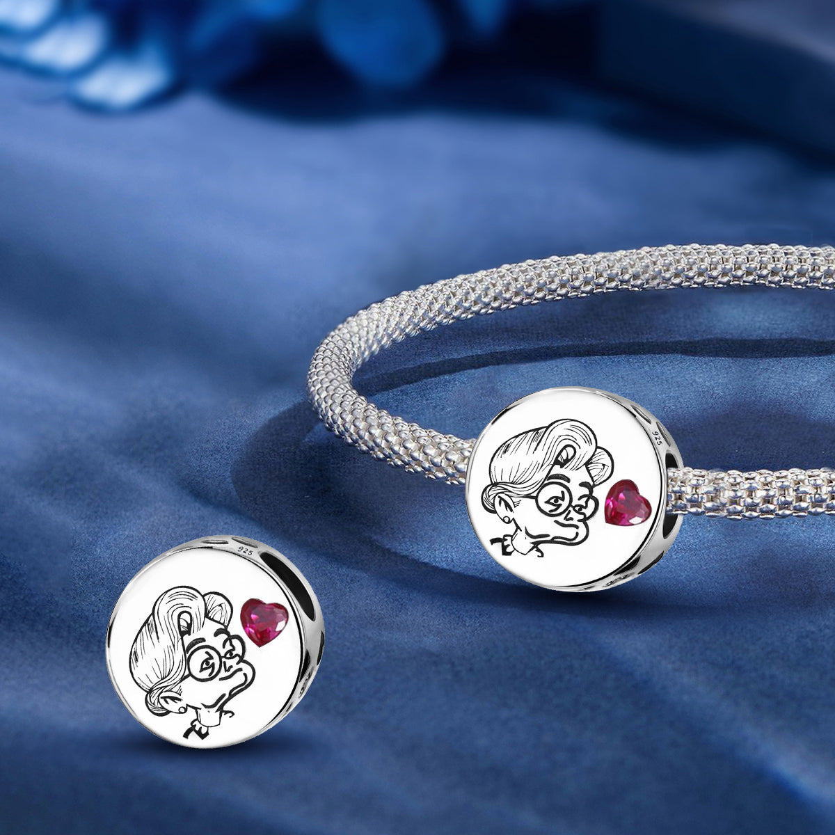 925 Sterling silver charm bead