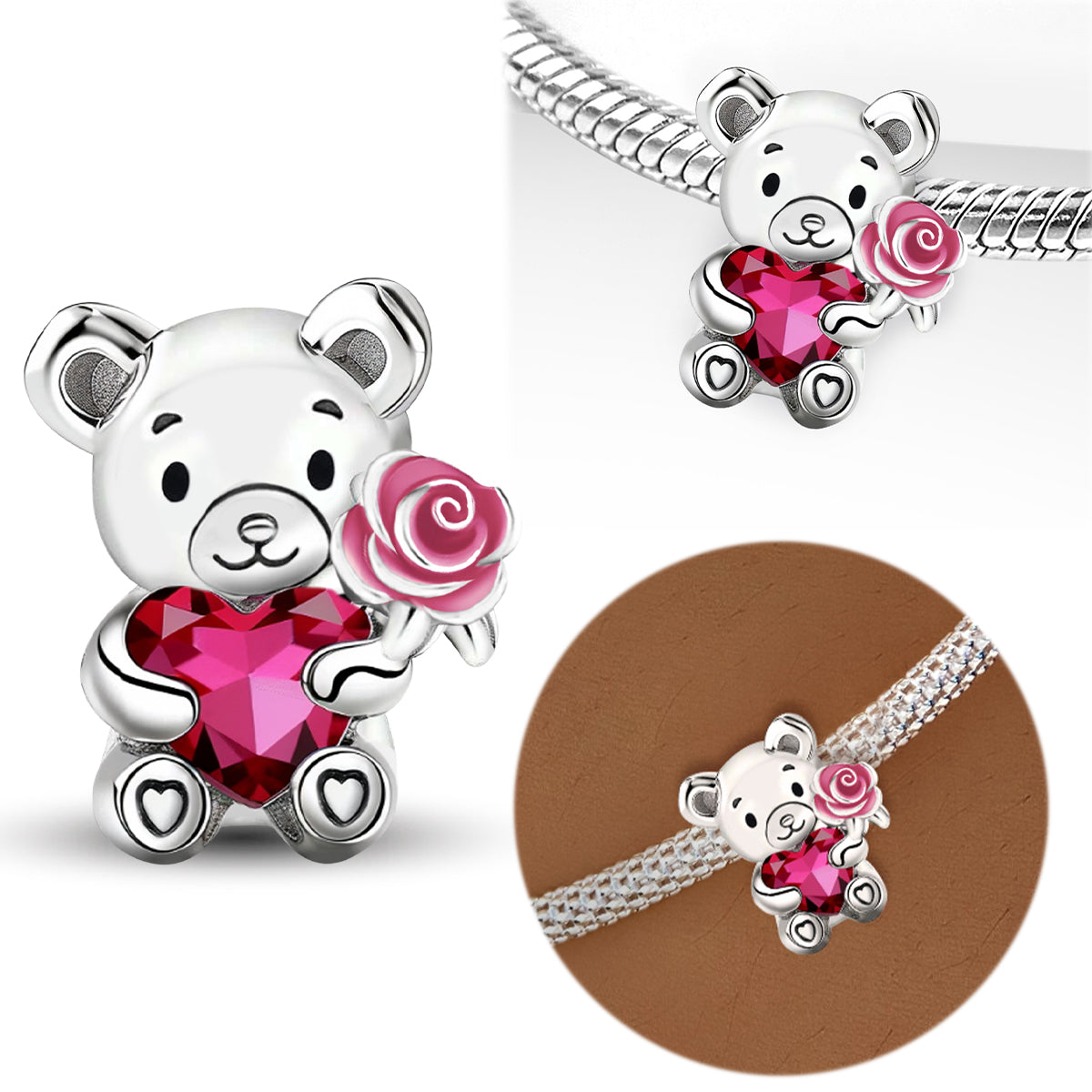 925 Sterling silver charm bead