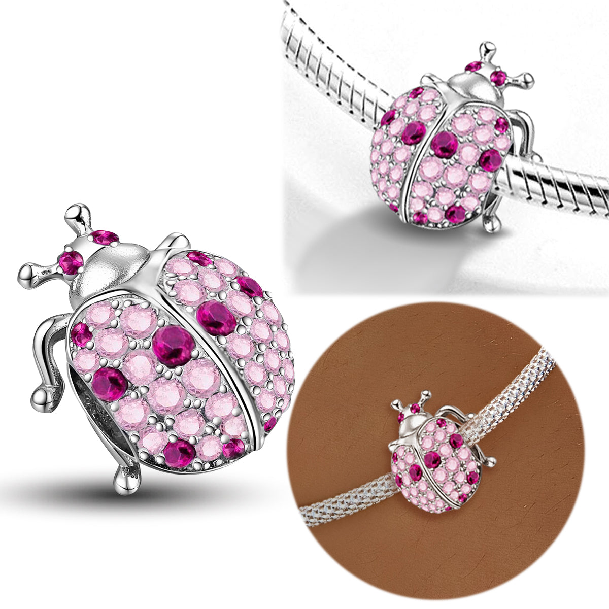 925 Sterling silver  charm bead