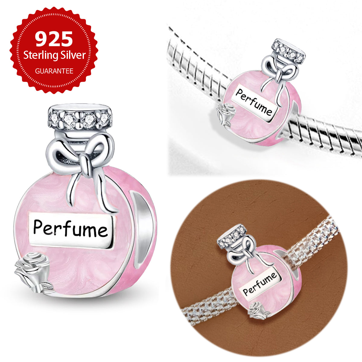 925 Sterling silver charm bead