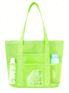 Multi-purpose foldable beach bag