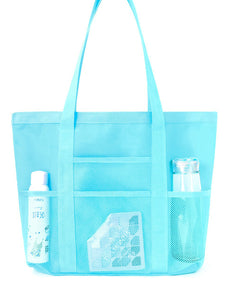 Multi-purpose foldable beach bag
